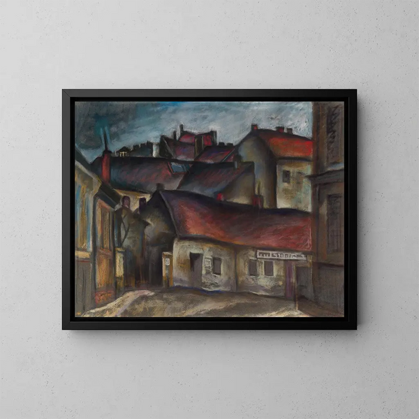 Périphérie triste - Konstantin Bauer — quadro incorniciato alla parete