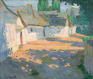 Kontantn KvriKamarik - In the Morning Sun Village Courtyard.webp