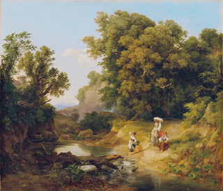 Paesaggio ideale, paesaggio italiano - Károly Markó — vista dell’opera