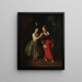 Ritratto delle sorelle Karolina e Anna Strauss, ballerine del Grand Théâtre - Ksawery Jan Kaniewski — quadro incorniciato alla parete