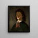 Ritratto della donna dell'artista - Ksawery Pillati — quadro incorniciato alla parete