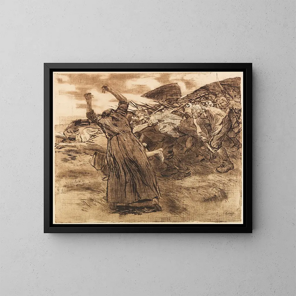 Rupture - Käthe Kollwitz — quadro incorniciato alla parete