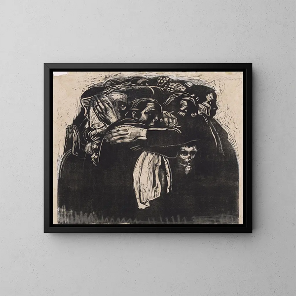 Le madri - Käthe Kollwitz — quadro incorniciato alla parete