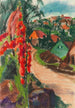 Estate nel villaggio - Käthe Loewenthal — quadro incorniciato alla parete