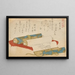 Boutique d'antiquités della serie Célèbres merci di Edo di Shunman - Kubo Shunman — quadro incorniciato alla parete