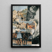 Sans titre Collagierte Bildpostkarte Das Kreisen - Kurt Schwitters — quadro incorniciato alla parete