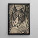 Z31 Village nocturne - Kurt Schwitters — quadro incorniciato alla parete