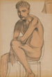 Garçon assis - Kuzma Petrov-Vodkin — vista dell’opera