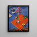 Nature morte ai lillà - Kuzma Petrov-Vodkin — quadro incorniciato alla parete