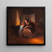 L'ABC - Josef Danhauser — quadro incorniciato alla parete