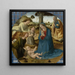 L'Adorazione del Bambino Gesù - Cosimo Rosselli — quadro incorniciato alla parete