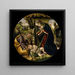 L'Adorazione del Bambino Gesù - Sandro Botticelli — quadro incorniciato alla parete
