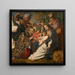 L'Adorazione dei Magi - Abraham Janssens — quadro incorniciato alla parete