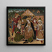 L'Adorazione dei Magi - Maestro del Prelato Mur — quadro incorniciato alla parete