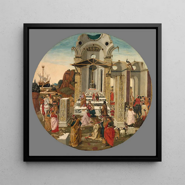 L'Adoration des Mages - Raffaello Botticini