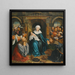 L'Adoration des Mages - Seguace di Anversa di Quentin Massys — quadro incorniciato alla parete