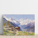 Riproduzione del dipinto L'Alpe Barneuza (Valais) - Edward Theodore Compton