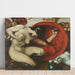 Riproduzione del dipinto L'Amazone blessée - Franz von Stuck