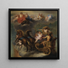 L'Apothéose d'Hercule - Nol Coypel — quadro incorniciato alla parete