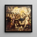 L'Apparizione della Vergine e del Bambino a San Francesco - José Jurez — quadro incorniciato alla parete