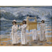 Riproduzione del dipinto L'Arche traverse le Jourdain - James Tissot