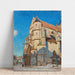 Riproduzione del dipinto L'Église de Moret (Le Soir) - Alfred Sisley