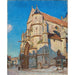 Riproduzione del dipinto L'Église de Moret (Le Soir) - Alfred Sisley