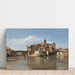 Riproduzione del dipinto L'Île et le pont San Bartolomeo, Roma - Jean-Baptiste-Camille Corot | Reproduction