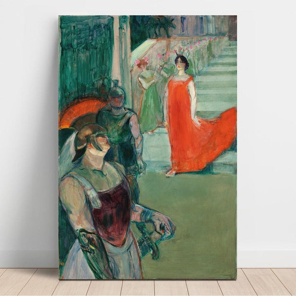 Riproduzione del dipinto L'Opera Messalina a Bordeaux - Henri de Toulouse-Lautrec
