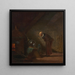 L'alchimiste - Carl Spitzweg — quadro incorniciato alla parete