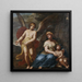 L'angelo mostra a Hagar e Ismaele la strada verso il pozzo salvifico - Giuseppe Diamantini — quadro incorniciato alla parete