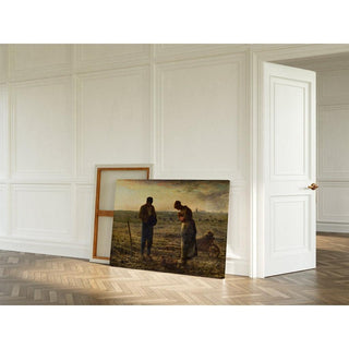 L'angelus - Jean-François Millet | Reproduction Tableau Décoration murale affiche copie
