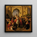 L'ingresso dell'imperatore Francesco II d'Austria a Vienna nel 1814 - Karl von Blaas | Reproduction — quadro incorniciato alla parete