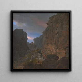 L'entrée sud d'Almannagiaa près de Thingvalla en Islande - Christian Ezdorf