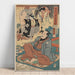Riproduzione del dipinto L'incredibile storia di Ukiyo Matahei e delle sue famose pitture - Utagawa Kuniyoshi