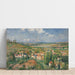 Riproduzione del dipinto L'hermitage en été, Pontoise - Camille Pissarro