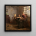 L'ora del tè - Cornelis Kraan — quadro incorniciato alla parete