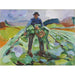 Riproduzione del dipinto L'uomo nel campo di cavoli - Edvard Munch
