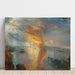Riproduzione del dipinto L'incendio delle case dei Lords e dei Comuni, il 16 ottobre 1834 - Joseph Mallord William Turner