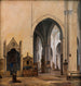 L'interno di S. Maria sopra Minerva a Roma - Constantin Hansen — vista dell’opera