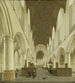 L'interno della chiesa di San Bavo ad Haarlem - Isaak van Nickelen — vista dell’opera