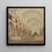 L'interno della cattedrale di Ribe - Jrgen Roed — quadro incorniciato alla parete