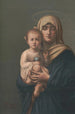 Madonna e Gesù che tiene il mondo - L. Coillagi — vista dell’opera