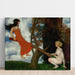 Riproduzione del dipinto La Balançoire - Franz von Stuck