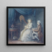 La Belle Harpiste - Jean-Baptiste Mallet — quadro incorniciato alla parete