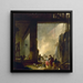 La Blanchisserie - Hubert Robert — quadro incorniciato alla parete