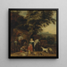 La Chasse - Abraham Hondius — quadro incorniciato alla parete
