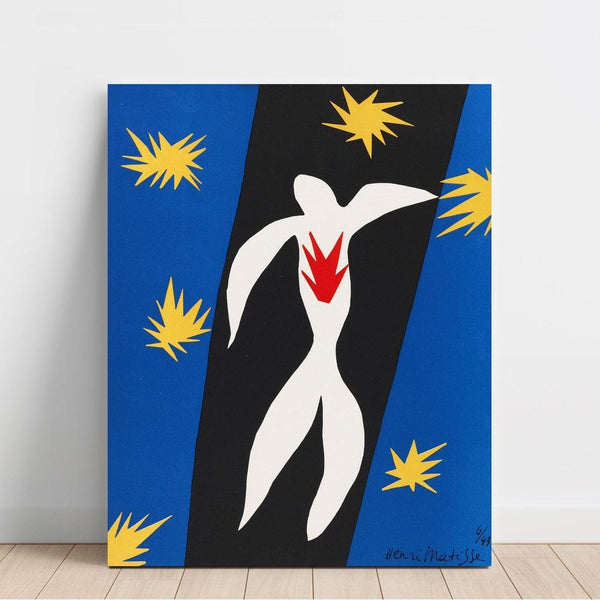 Riproduzione del dipinto La Caduta di Icaro - Henri Matisse