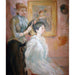 Riproduzione del dipinto La Coiffure - Berthe Morisot