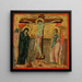 La Crucifixion - Maestro della cappella Dotto — quadro incorniciato alla parete